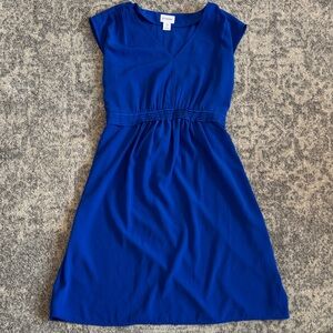 Motherhood Maternity Royal Blue Maternity Dress